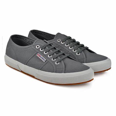 Superga hot sale cotu grey