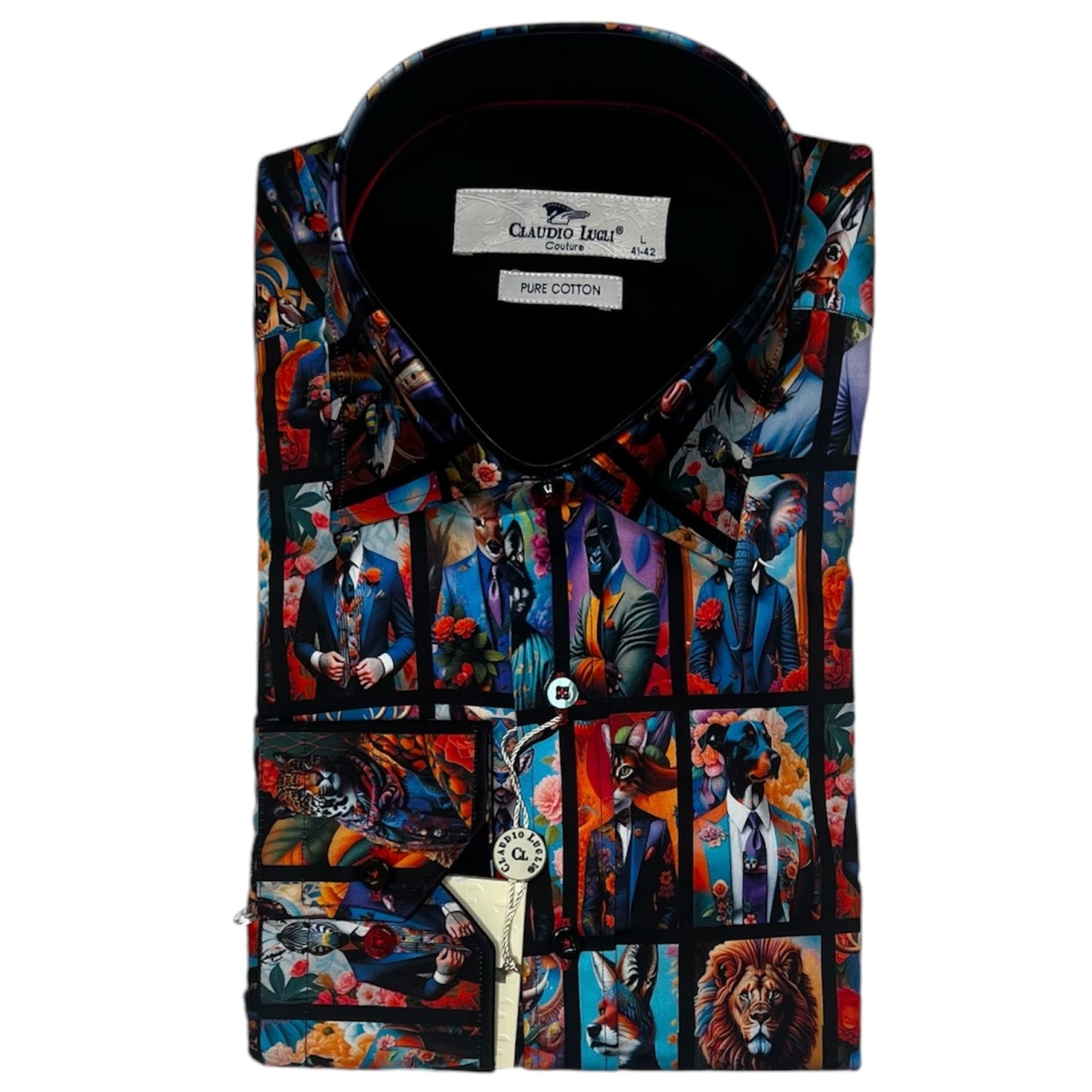 Black Libertine Animals Shirt - CP6967