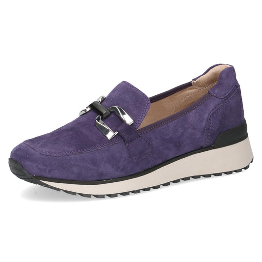 Caprice Purple Suede Loafer