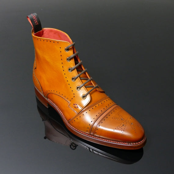 "Warney" Page Chukka Boot Caramel