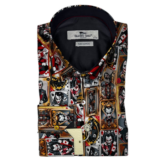 Joker Playing Card Print Shirt - CP6965