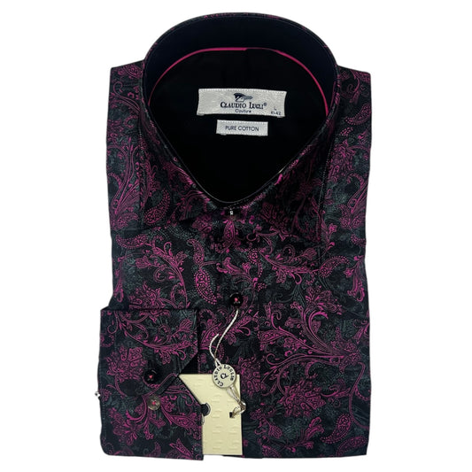 Purple Paisley Shirt - CP6977