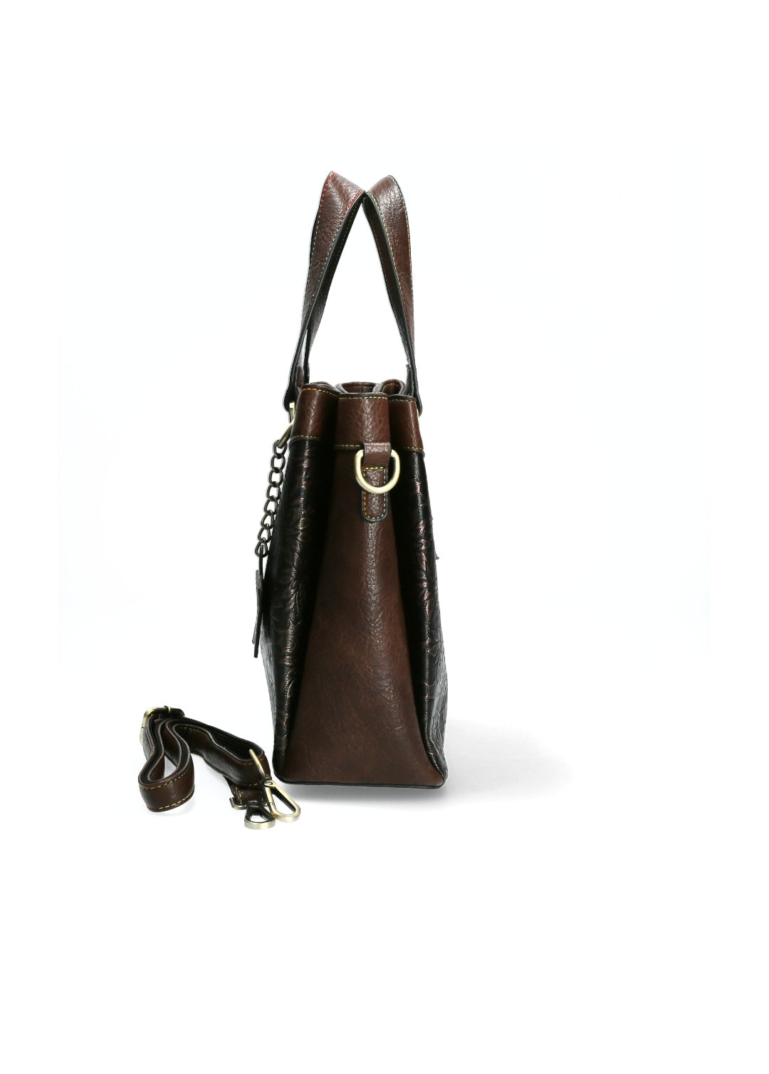 Laura Vita Aurea 01 Brown Marron Leather Bag.