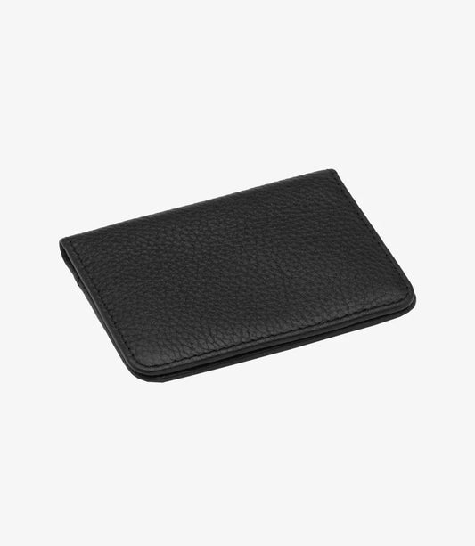 Fenchurch Card Holder Black Grain