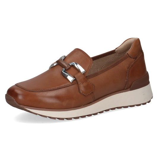 Caprice Cognac Nappa Leather Loafer Only size 4 and 5 left