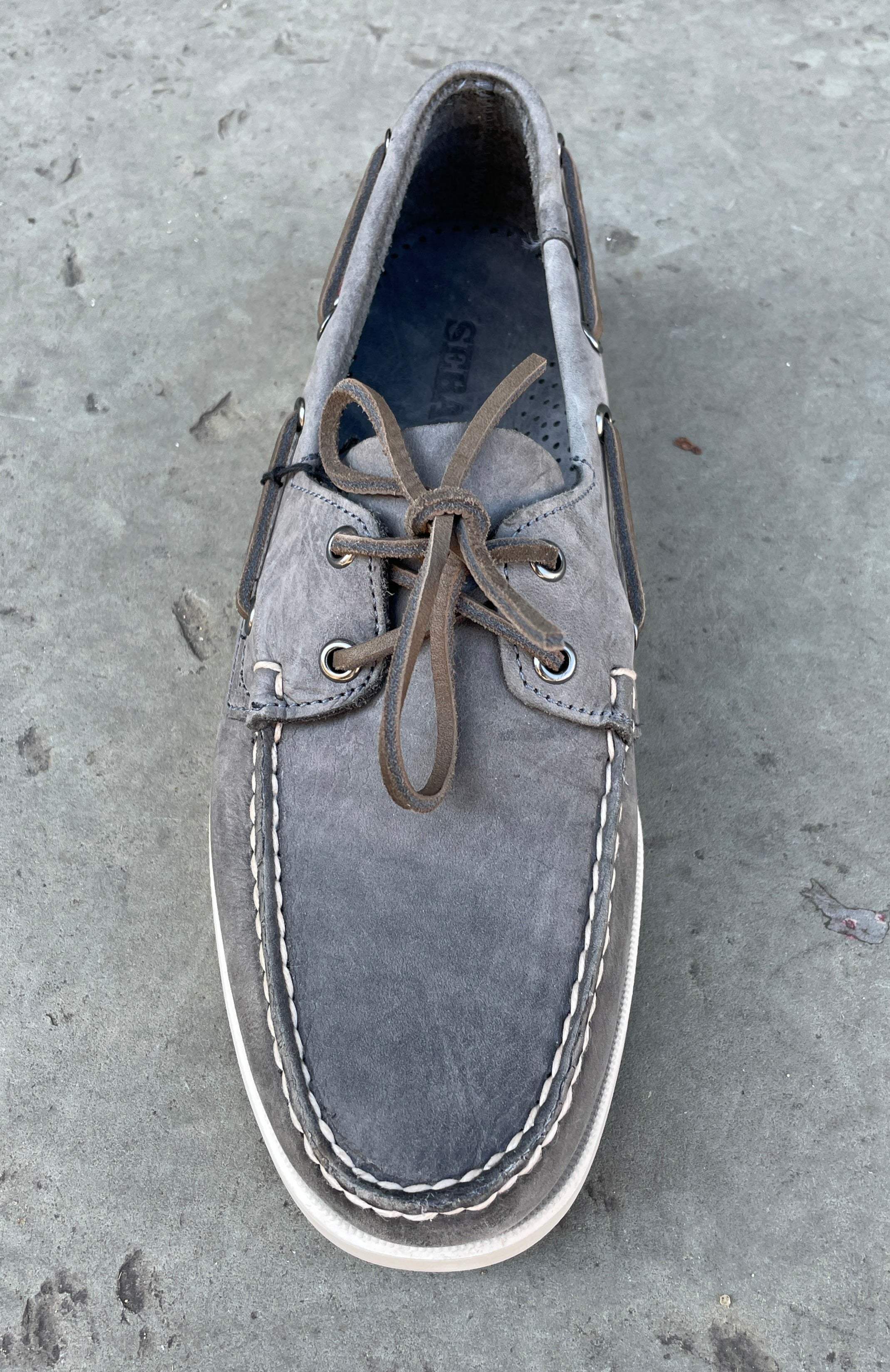 Sebago docksides hot sale grey