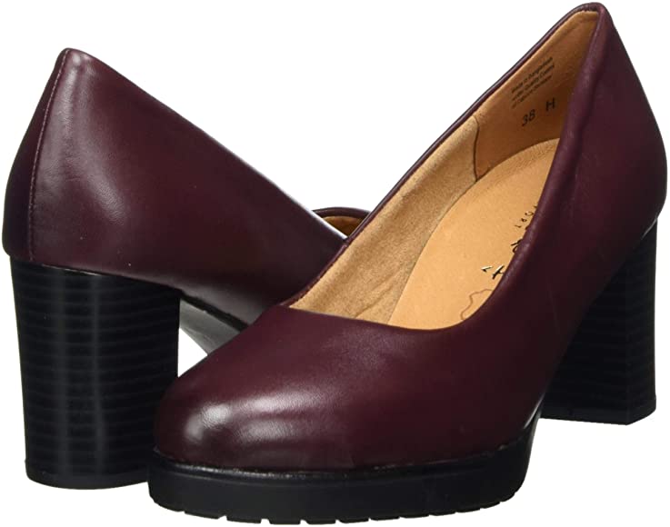 Burgundy sales wedge heels