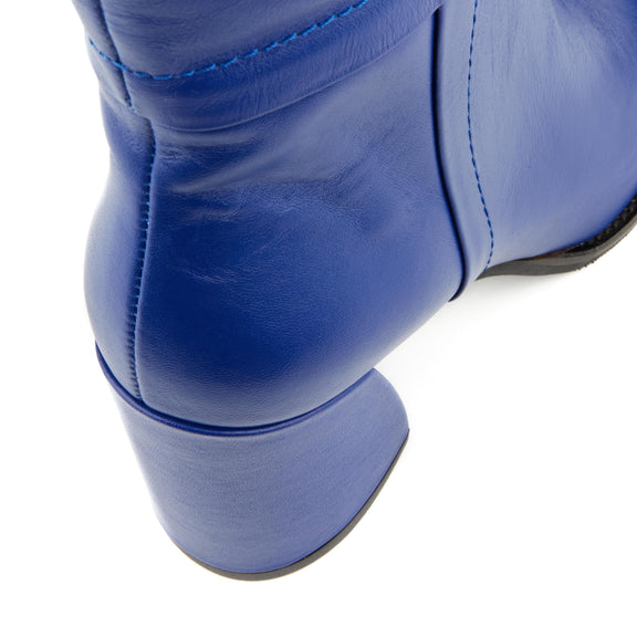 Long blue 2025 boots uk