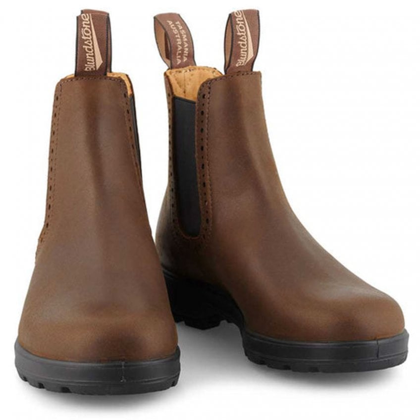 Blundstone 2151 Antique Brown Leather High Top Chelsea Boot